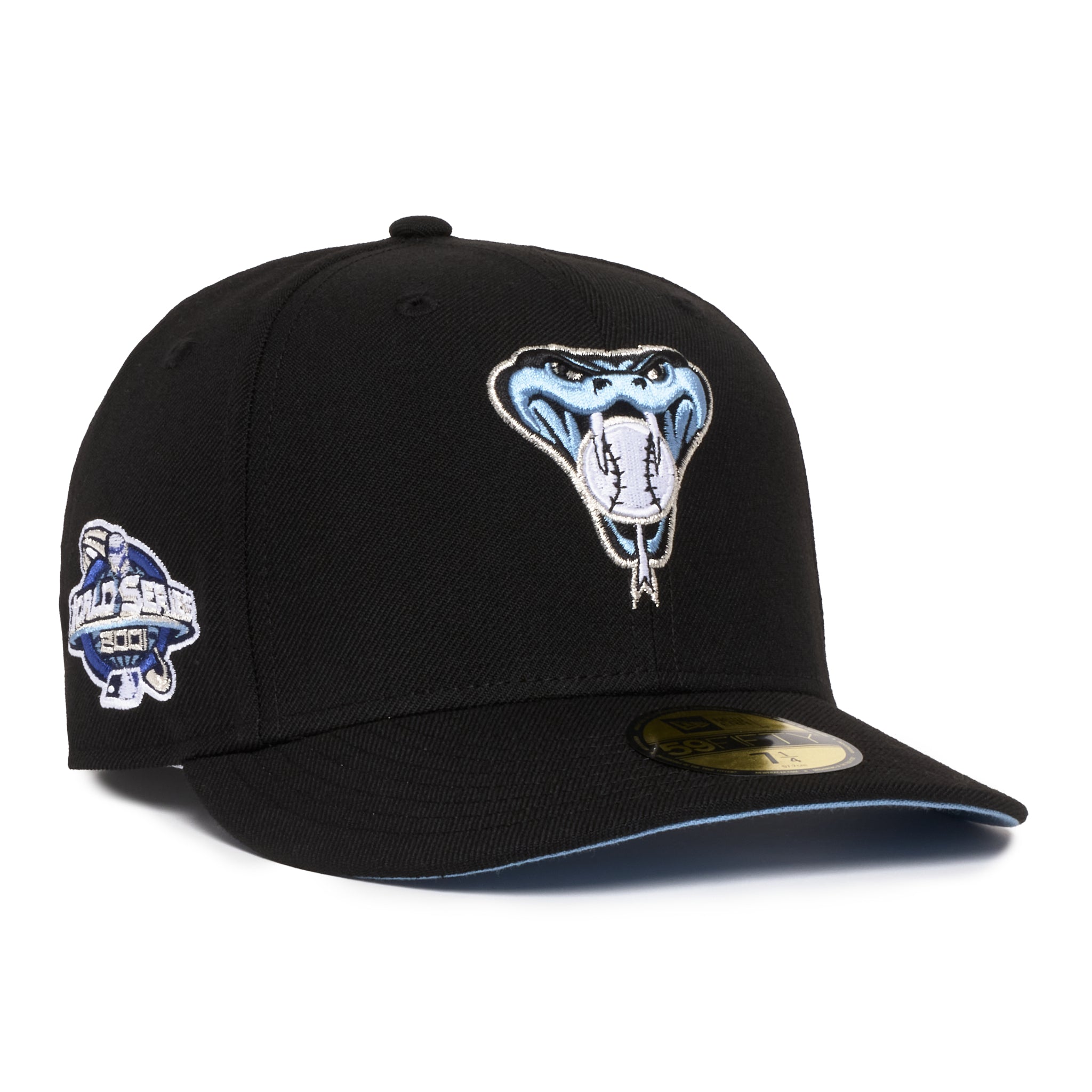 Arizona Diamond Backs Black Sky Snake Logo 2001 World Series