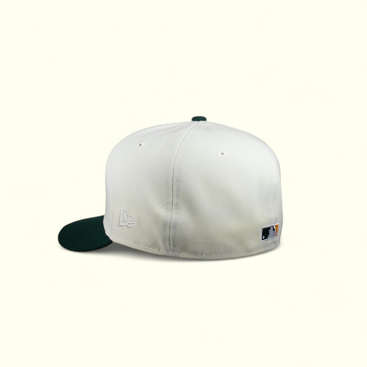 Oakland Athletics Script Chrome Creme and Green 1989 World Series