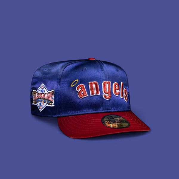 California Angels Satin Royal Blue and Red 1989 ASG