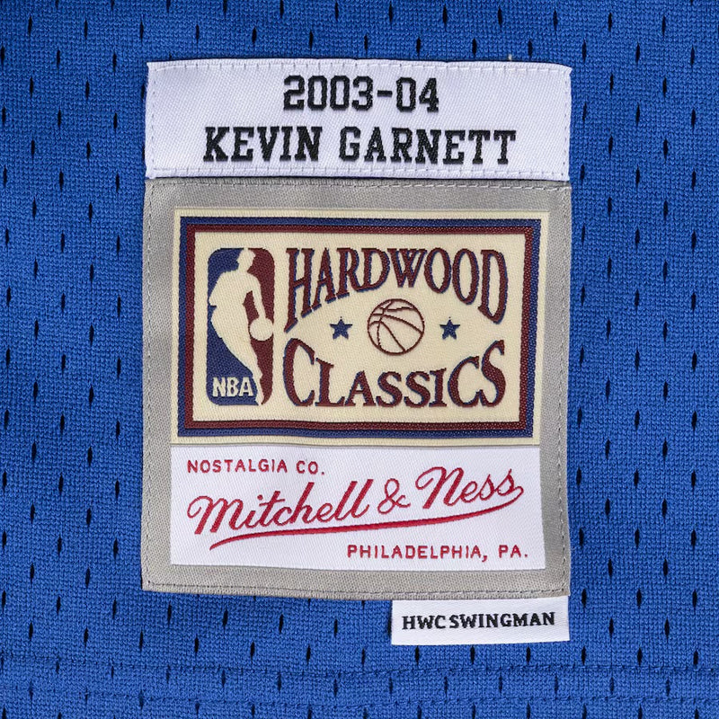 Minnesota Timberwolves Blue 03 Garnett Jersey