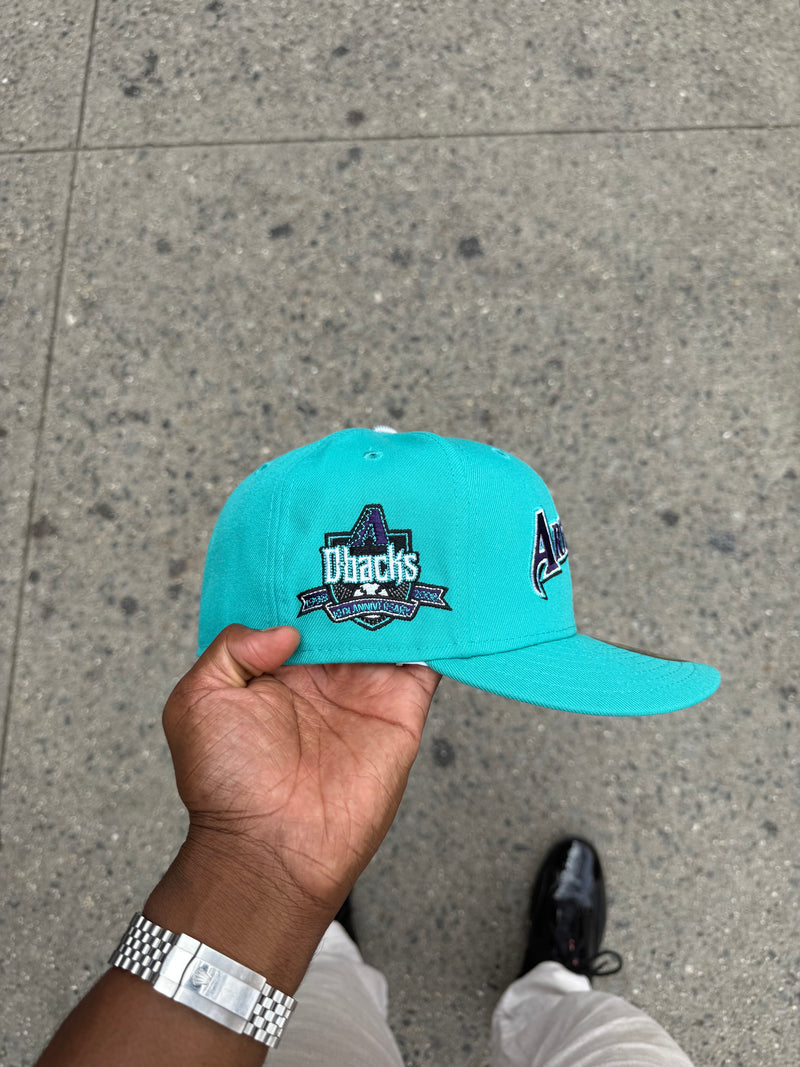 Arizona Dimaond Backs All Teal Purple Logo Lavender UV