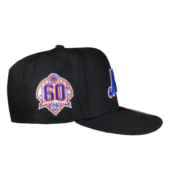 New York Mets All Black Script 60Th Anniversary