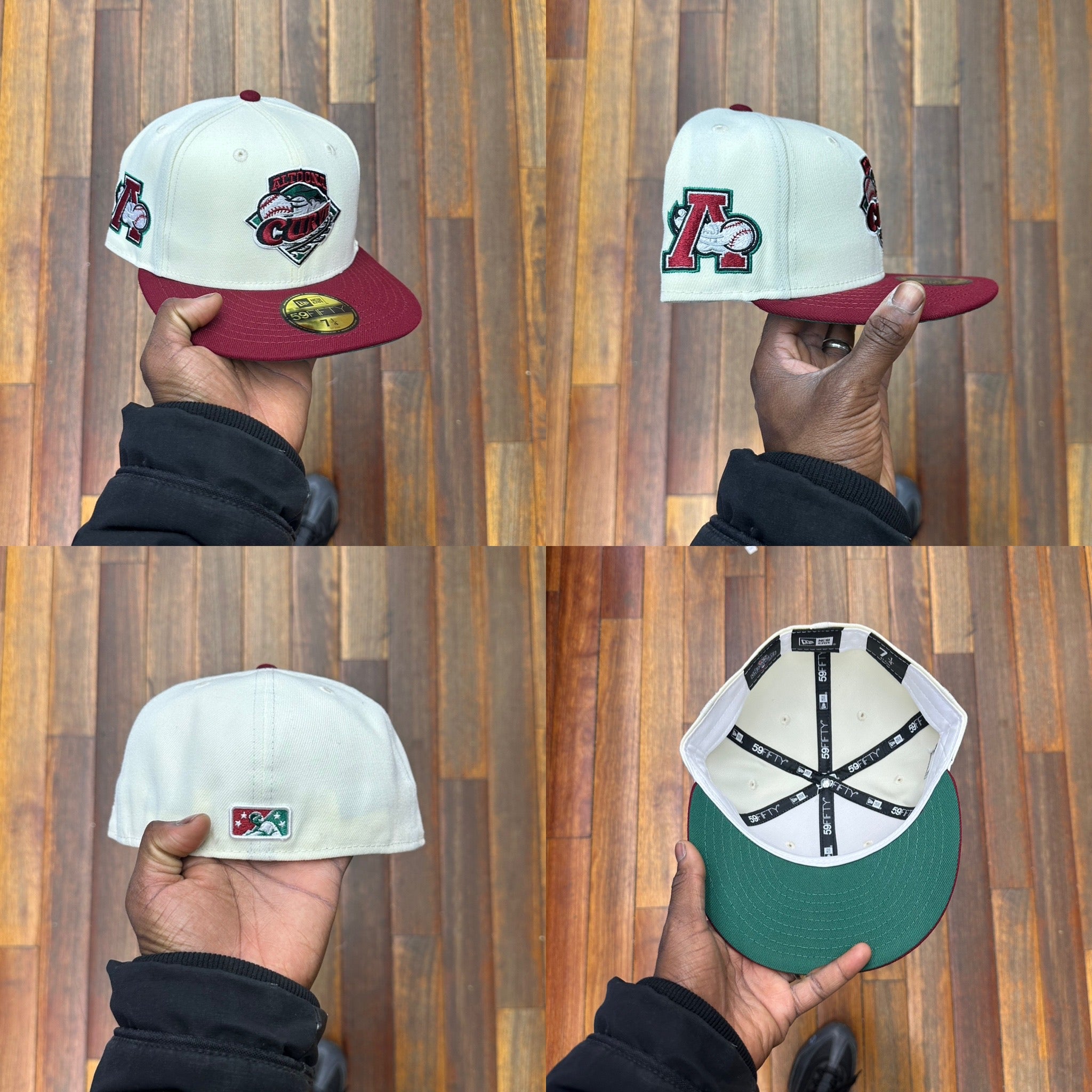 Altoona Curve Creame Chrome White & Burgundy