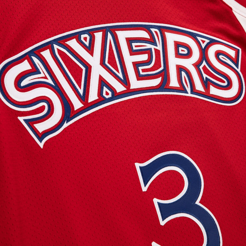 Philadelphia 76ers 96-97 Iverson Red Jersey