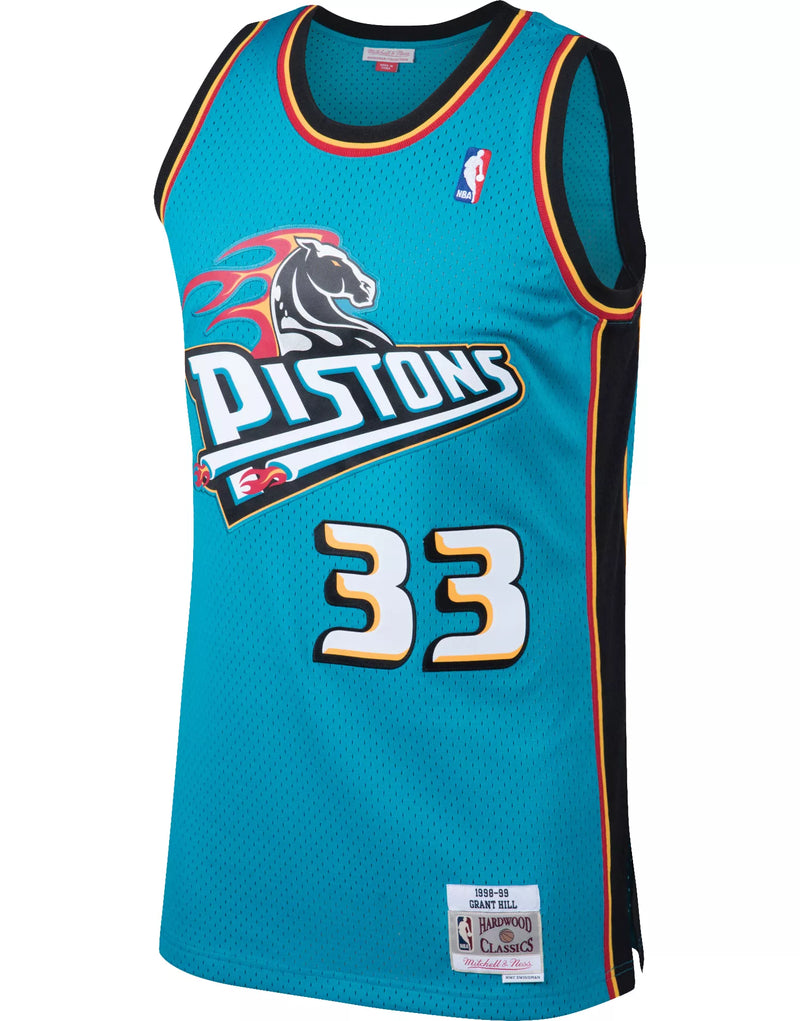 DETROIT PISTONS Teal GRANT Hill Jersey