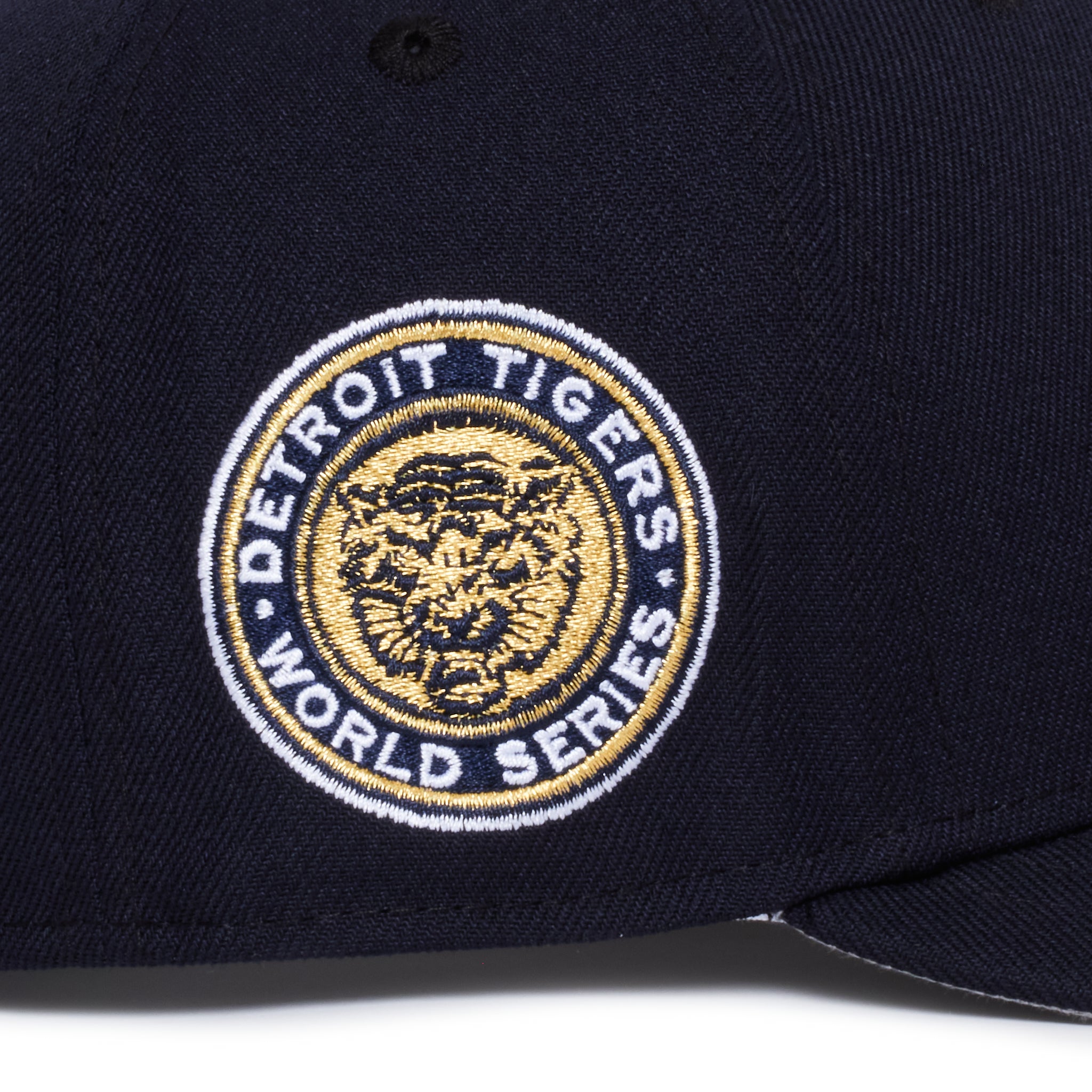 Detroit Tigers All Navy Orange Logo White Outline
