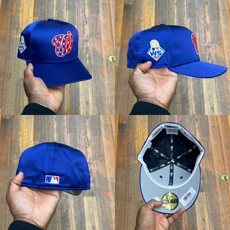 Washington Nationals Royal Blue Satin 2019 World Series