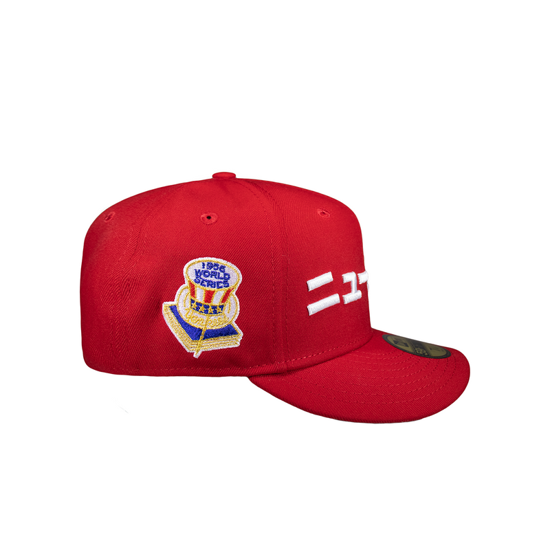 New York Yankees Red Japanese Katakana 1956 World Series