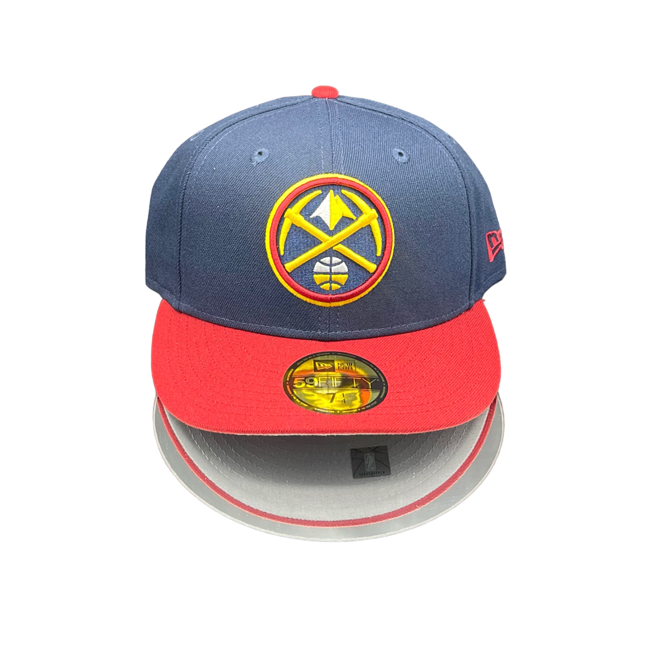 Denver Nuggets 2t Navy and Red Grey UV