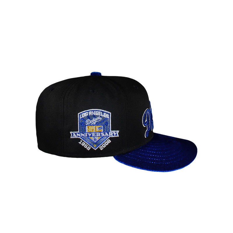 Los Angeles Dodgers Black and Velvet Royal 50Th Anniversary