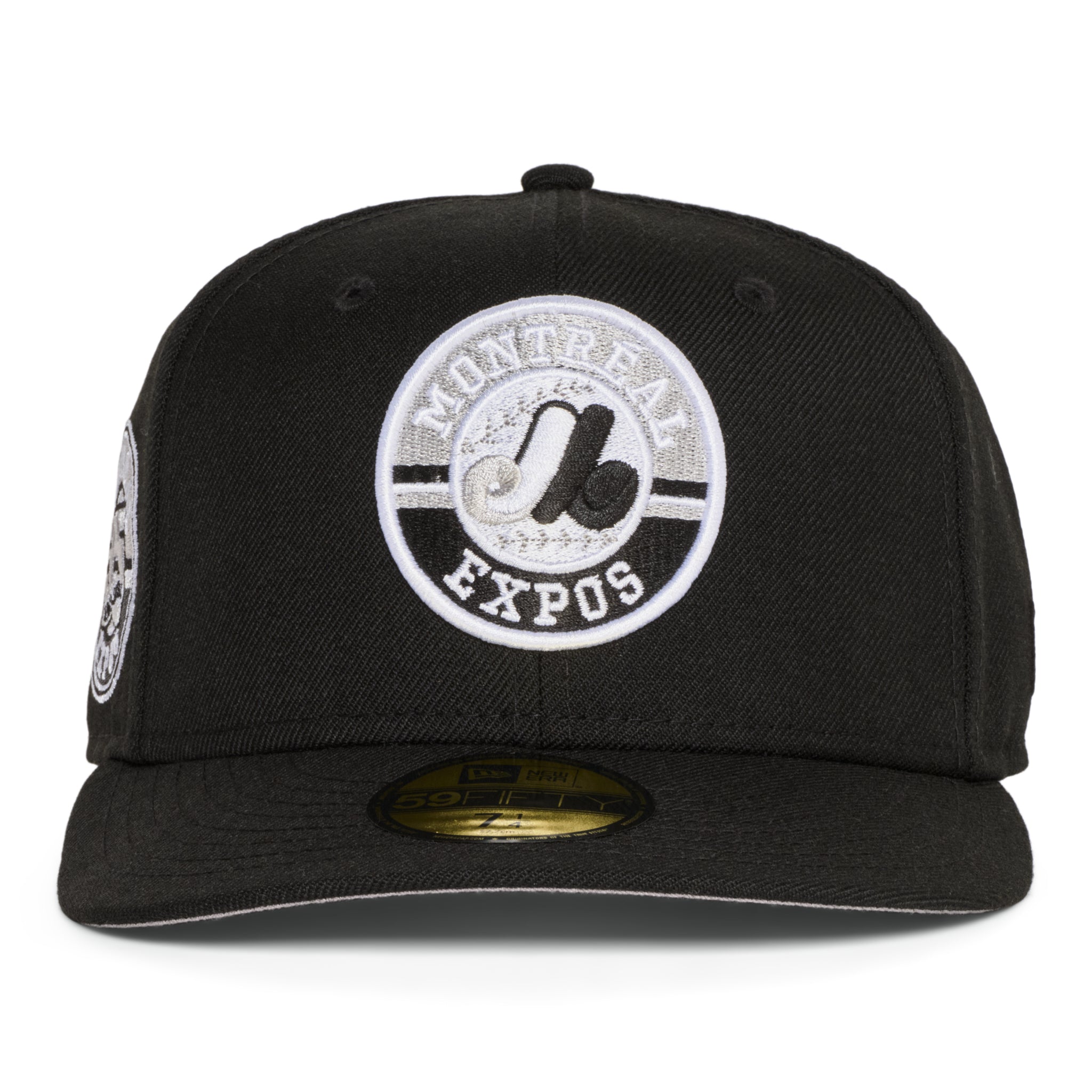 Montreal Expos All Black White Grey Logo 35 Years