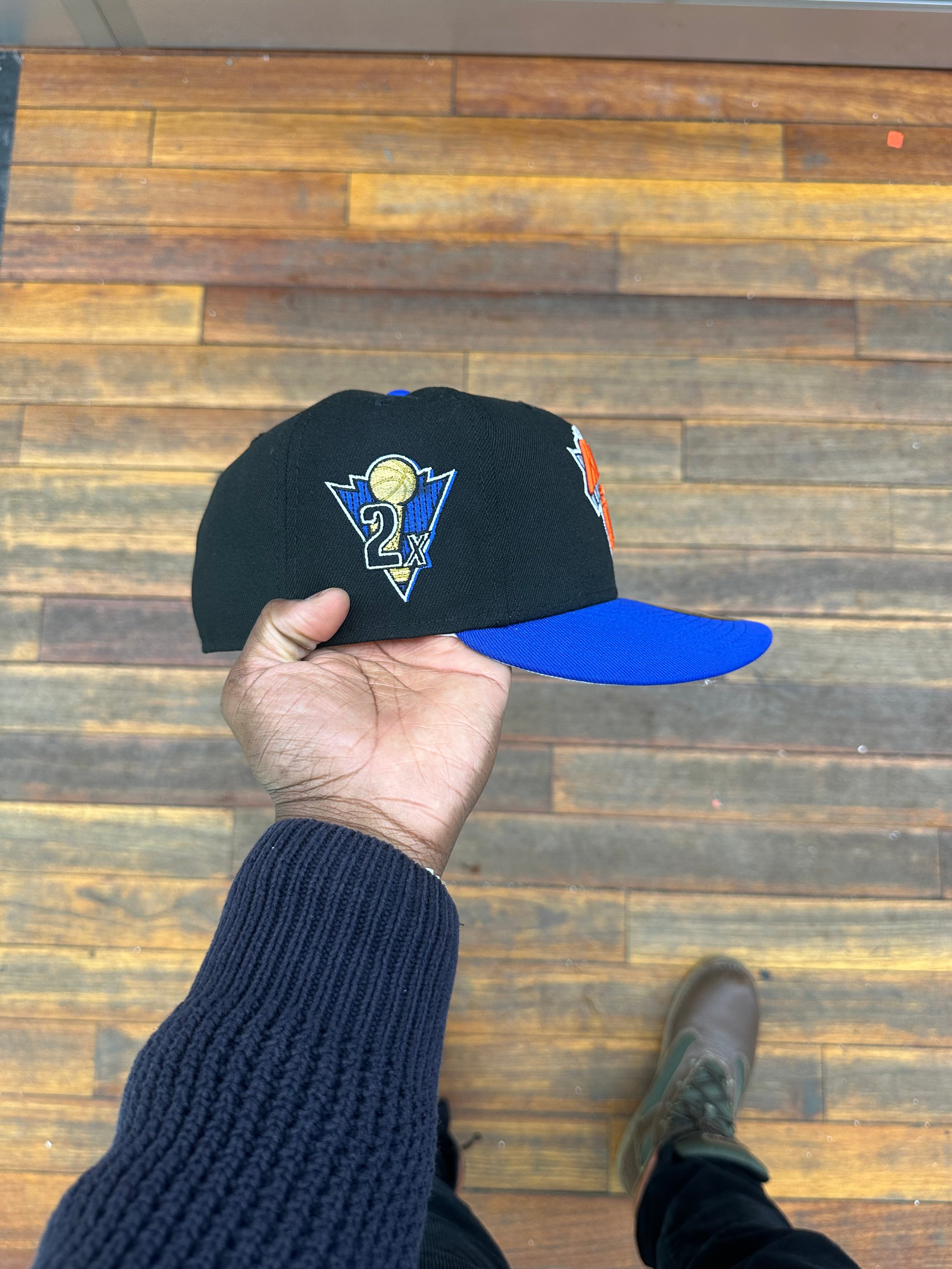 New York Knicks Black and Blue 2X Champs