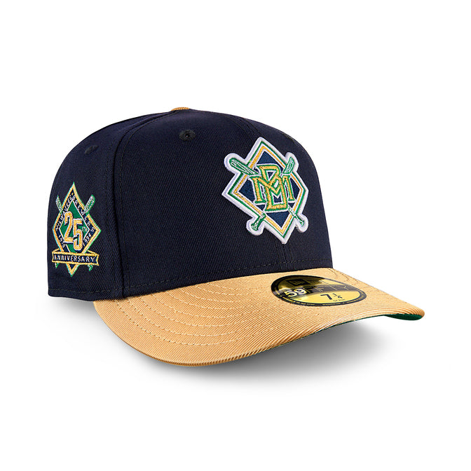 Milwaukee Brewers Navy and Metallic Gold 25 Year Anniversary