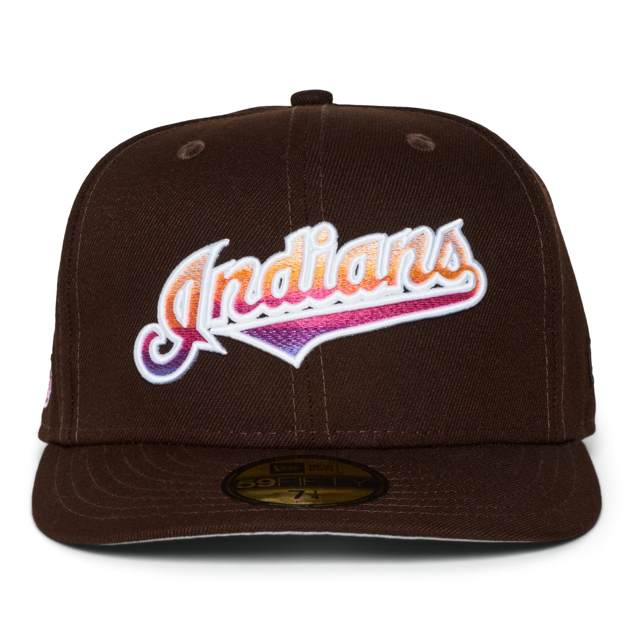 Cleveland Indians Dark Brown Gradient Script Jacobs Field