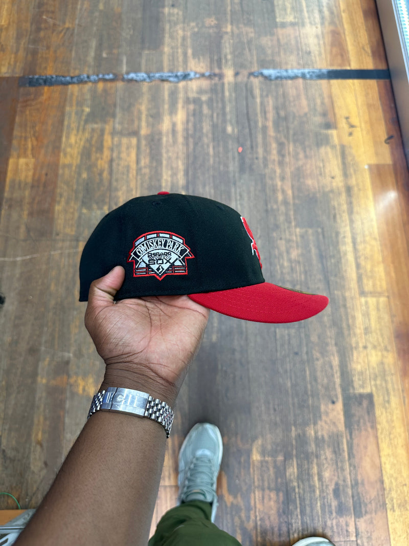 Chicago White Sox Black and Red Comiskey Patch