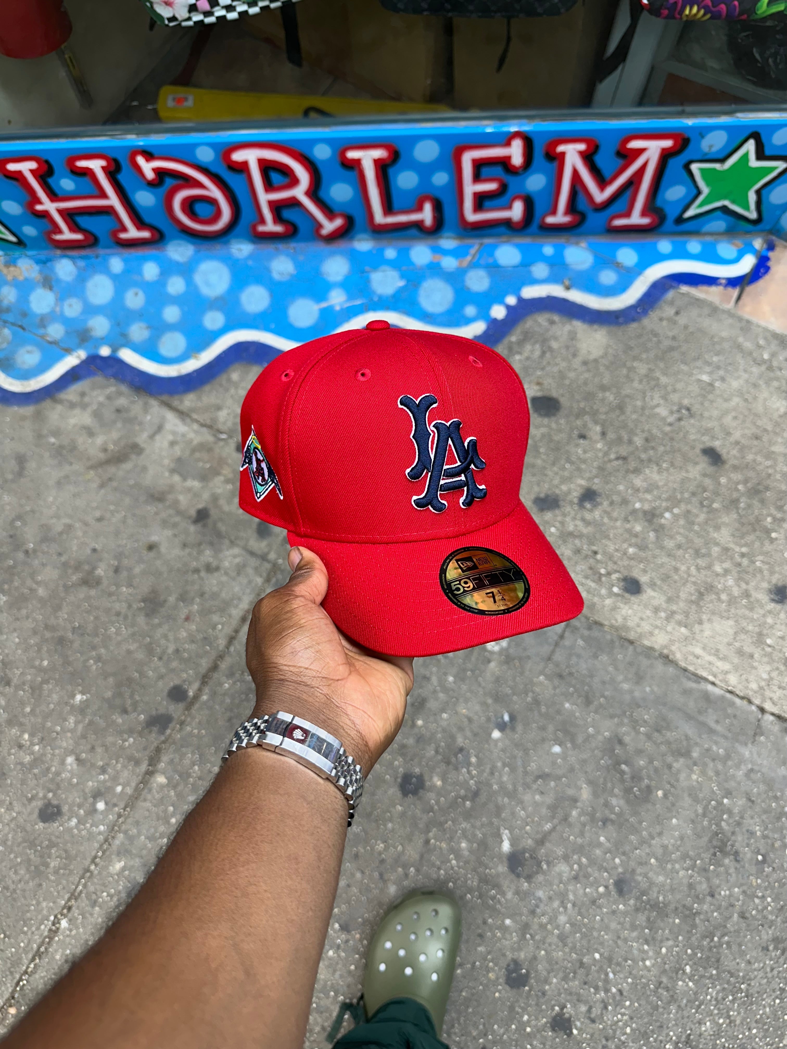 Los Angeles Angels All Red Bones Logo