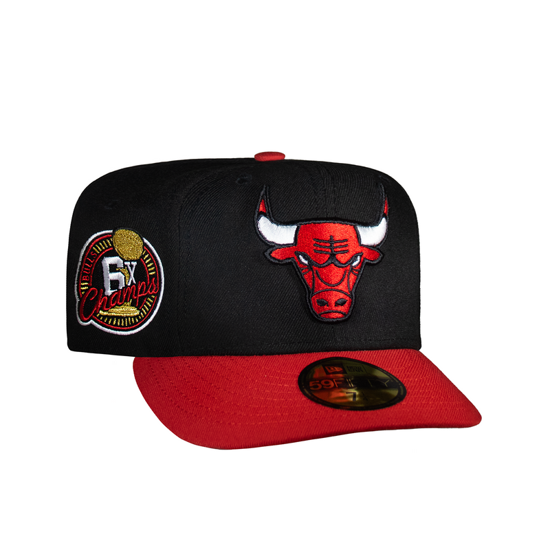 Chicago Bulls Black and Red 6X Champions