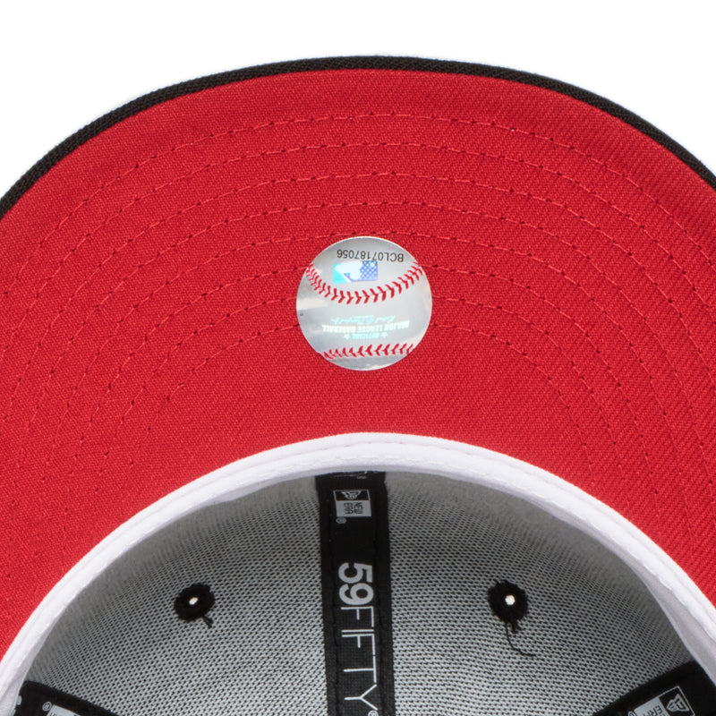 Anaheim Angels Winged Font Logo Red Outline 40Th Anniversary