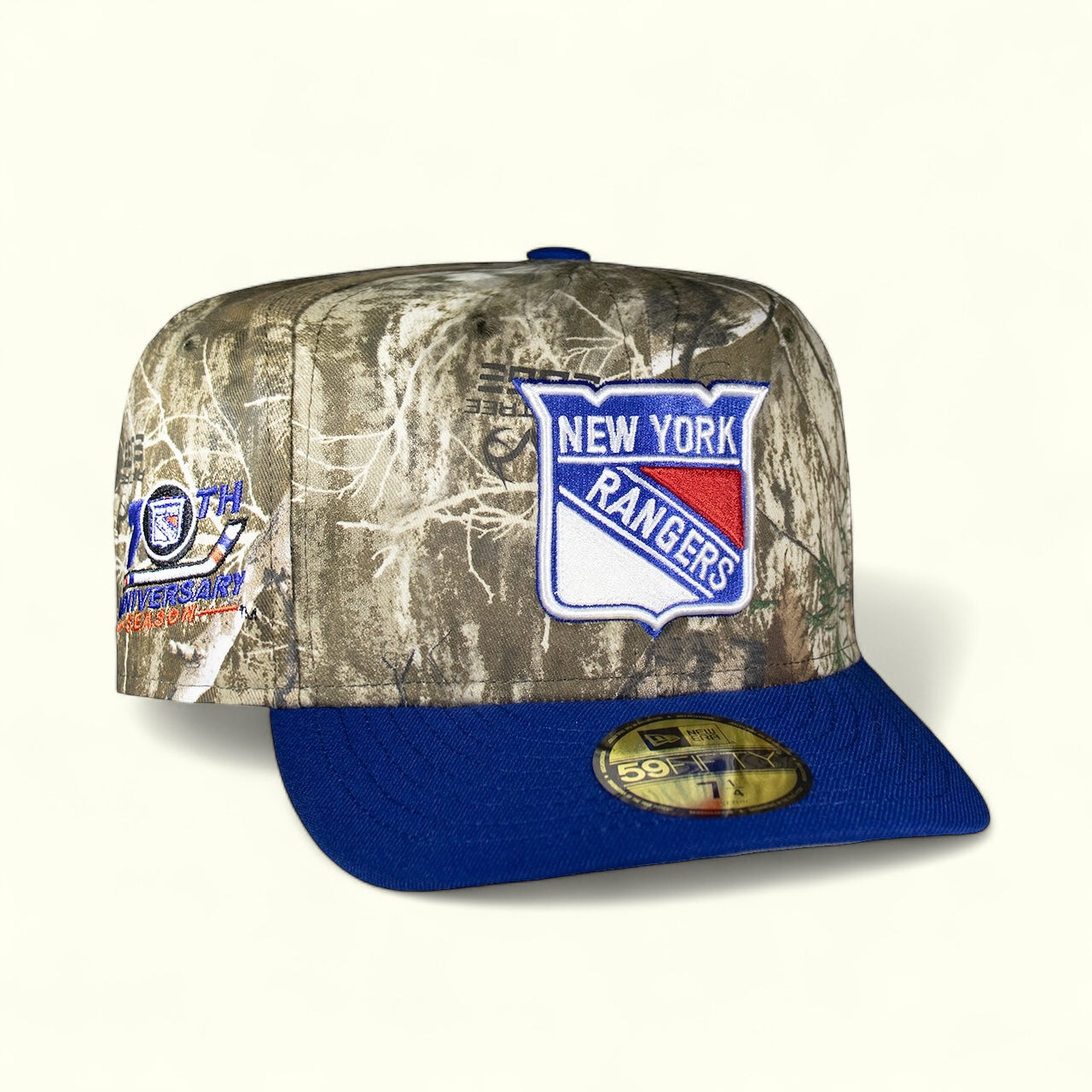 New York Rangers Real Tree and Royal Blue 10Th Seasons