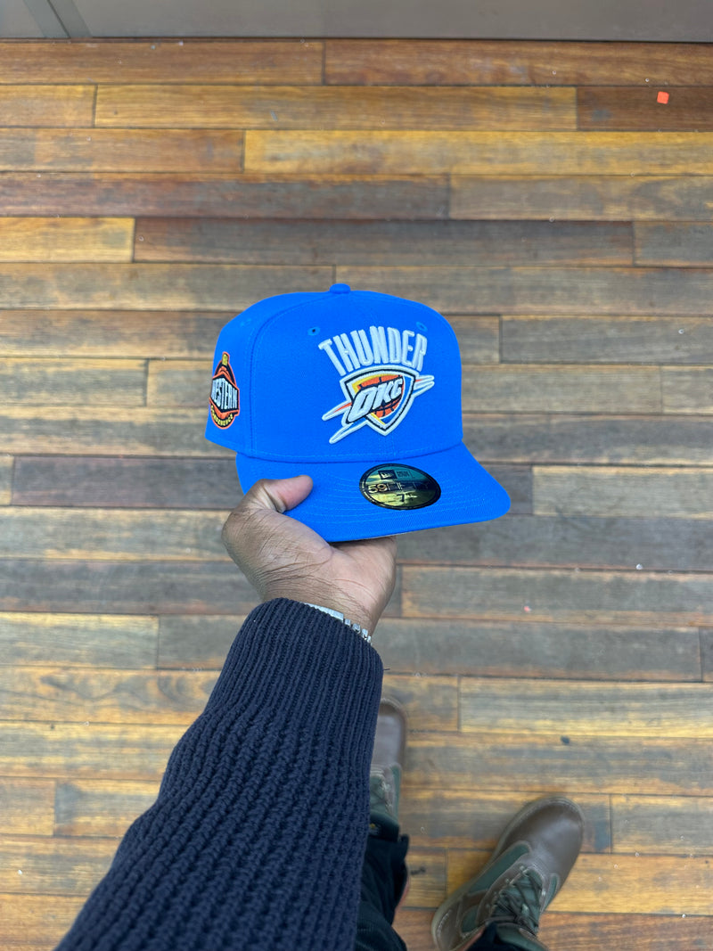 Oklahoma City Thunder Light Blue Fitted Western Conference