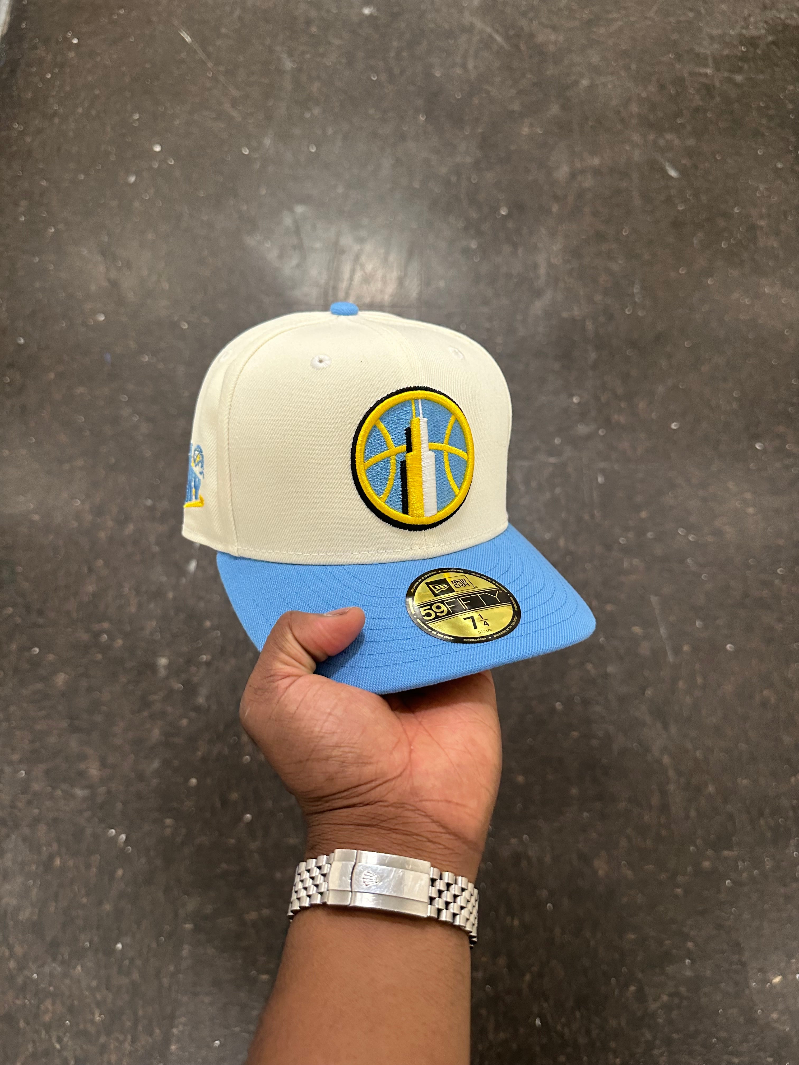 Chicago Sky Creme and Sky Blue WNBA