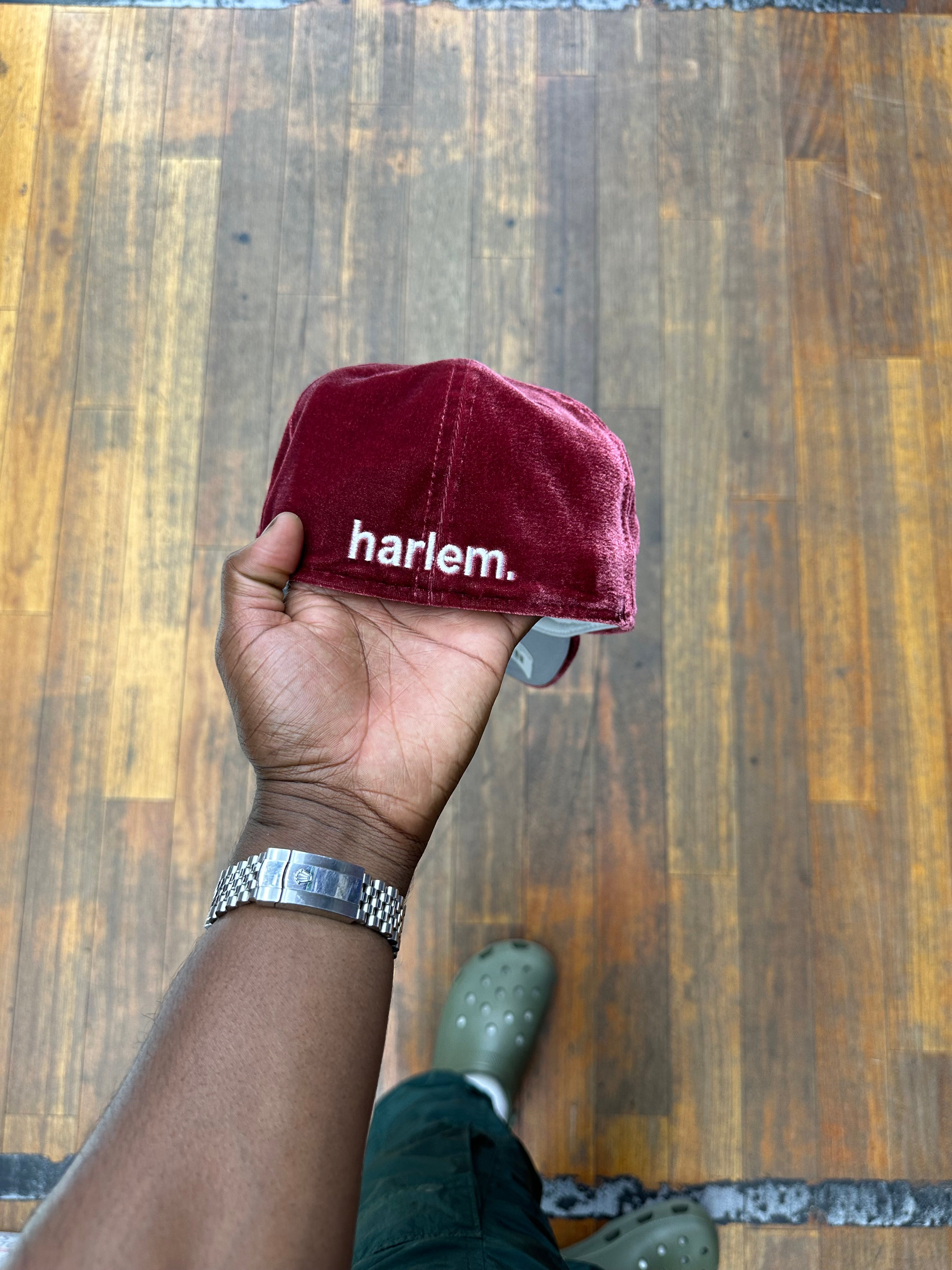 All Red Velvet Harlem 5950 Fitted