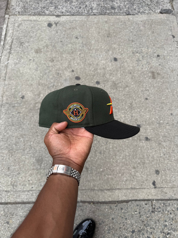 Houston Astros Seaweed Green and Black Space City
