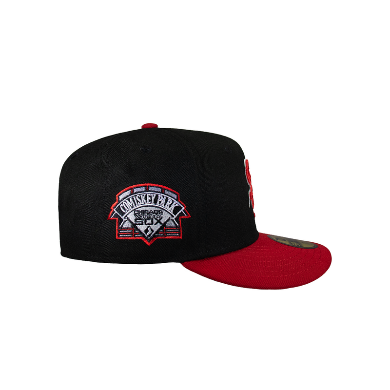 Chicago White Sox Black and Red Comiskey Patch