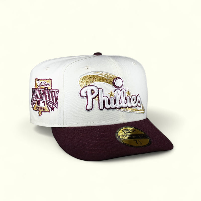 Philadelphia Phillies Crème and Maroon 1996 ASG