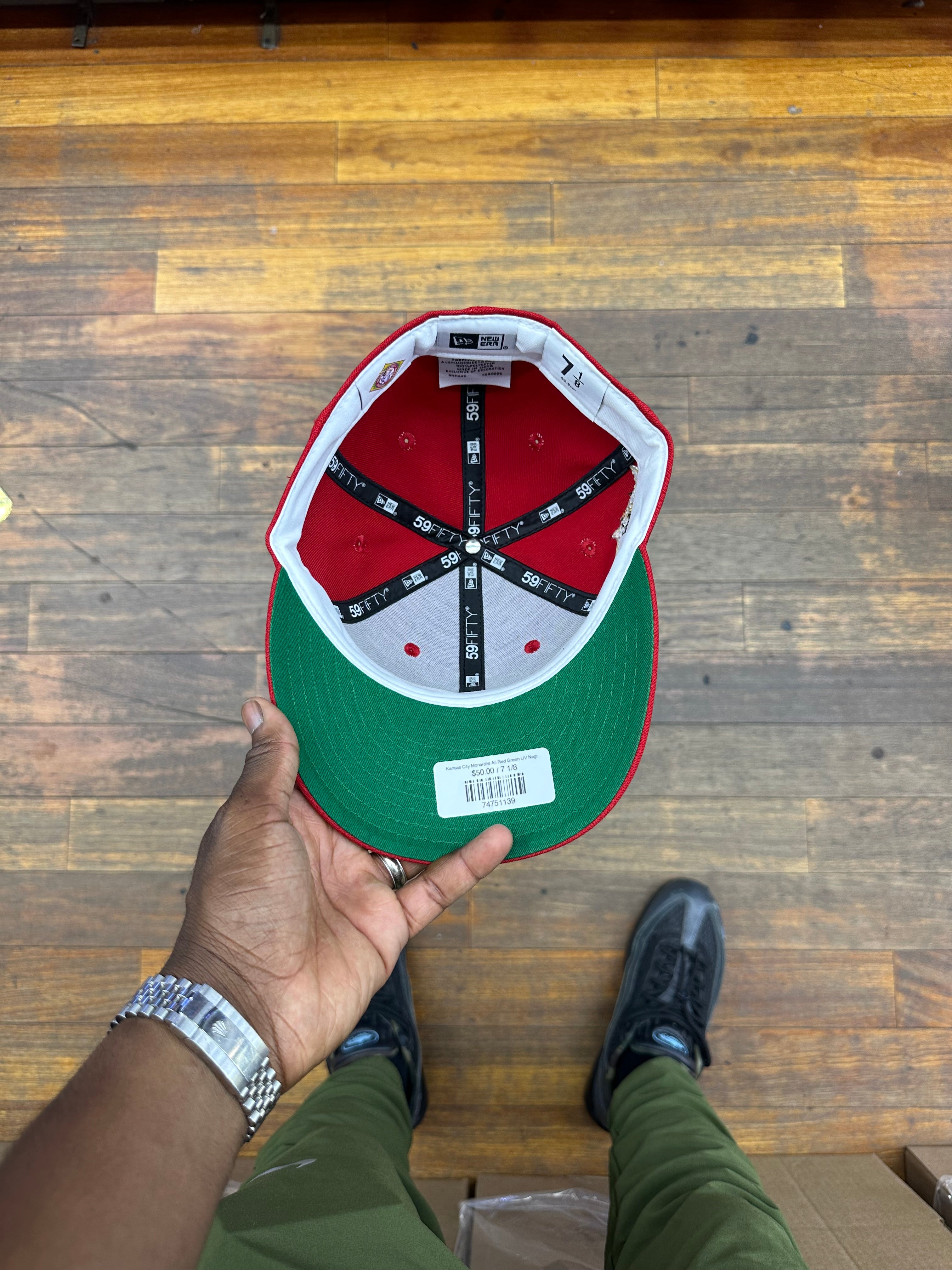 Kansas City Monarchs All Red Green UV Negro Leagues