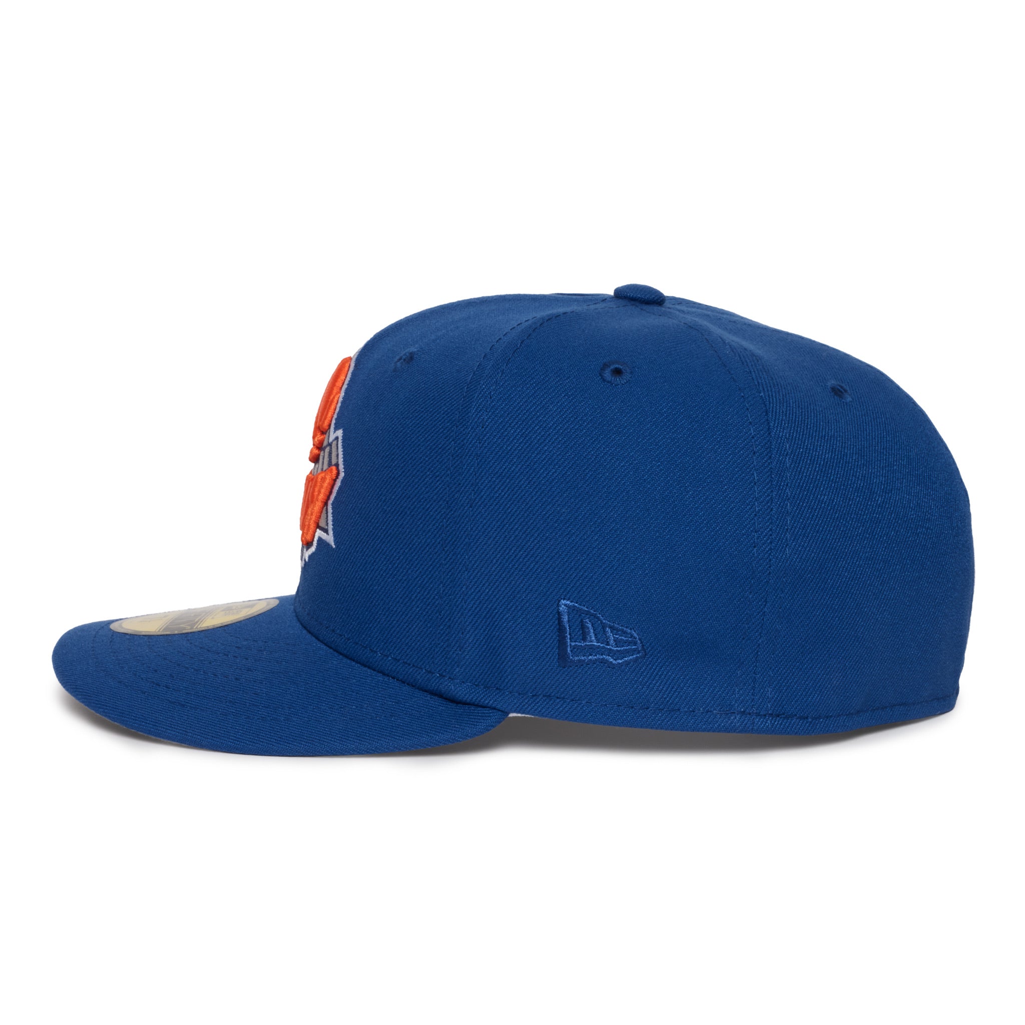 New York Knicks Blue Upside Down Logo 2x Champs Grey uv