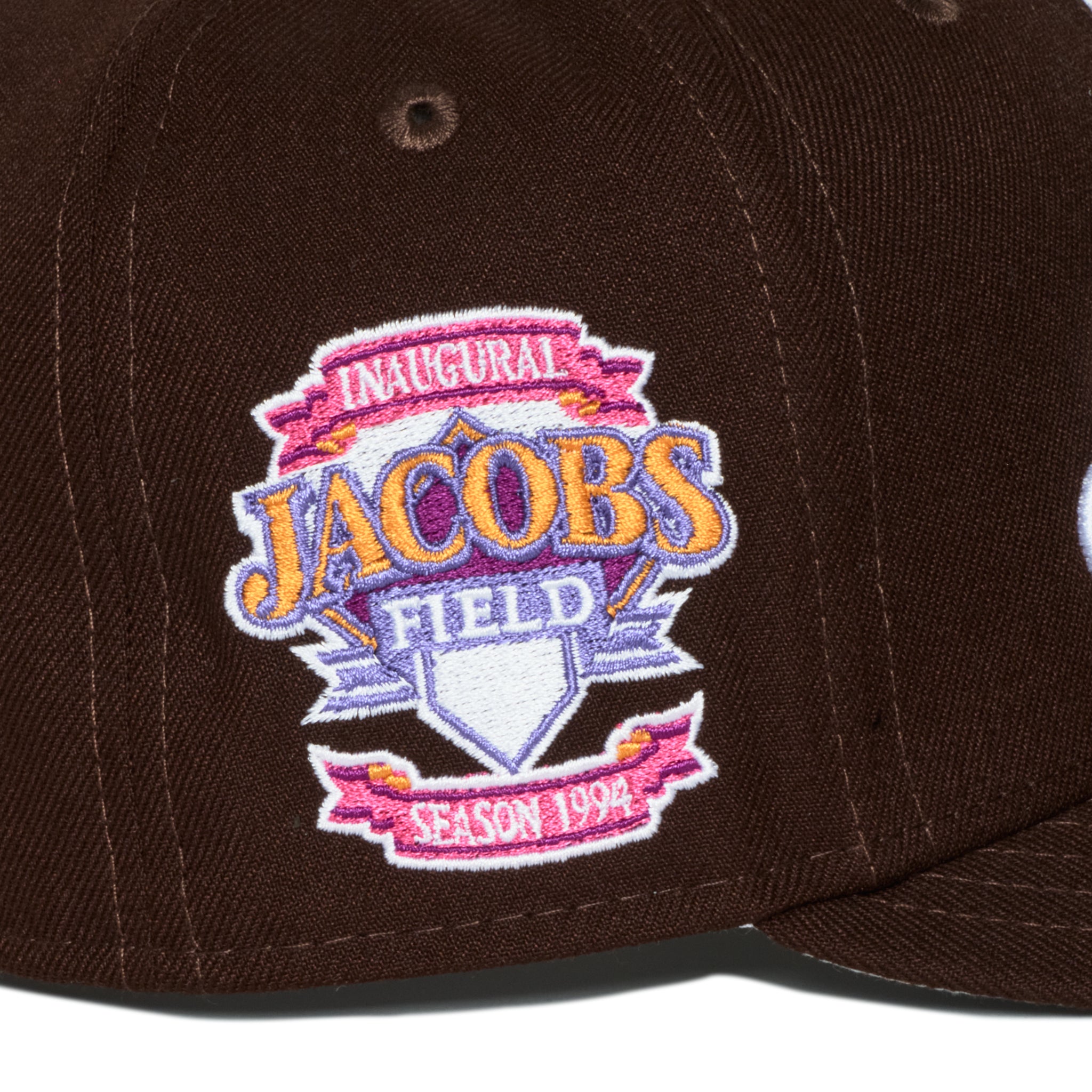 Cleveland Indians Dark Brown Gradient Script Jacobs Field