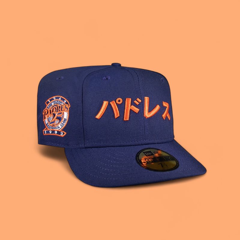 San Diego Padres Navy Katakana 25 Years