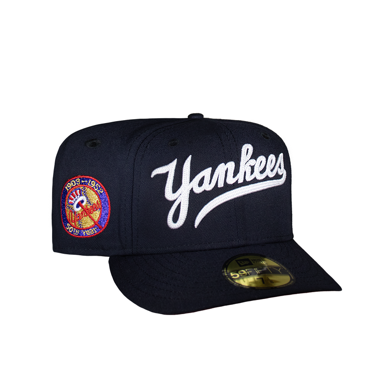 New York Yankees Chain Stitch Script 50th Anniversary