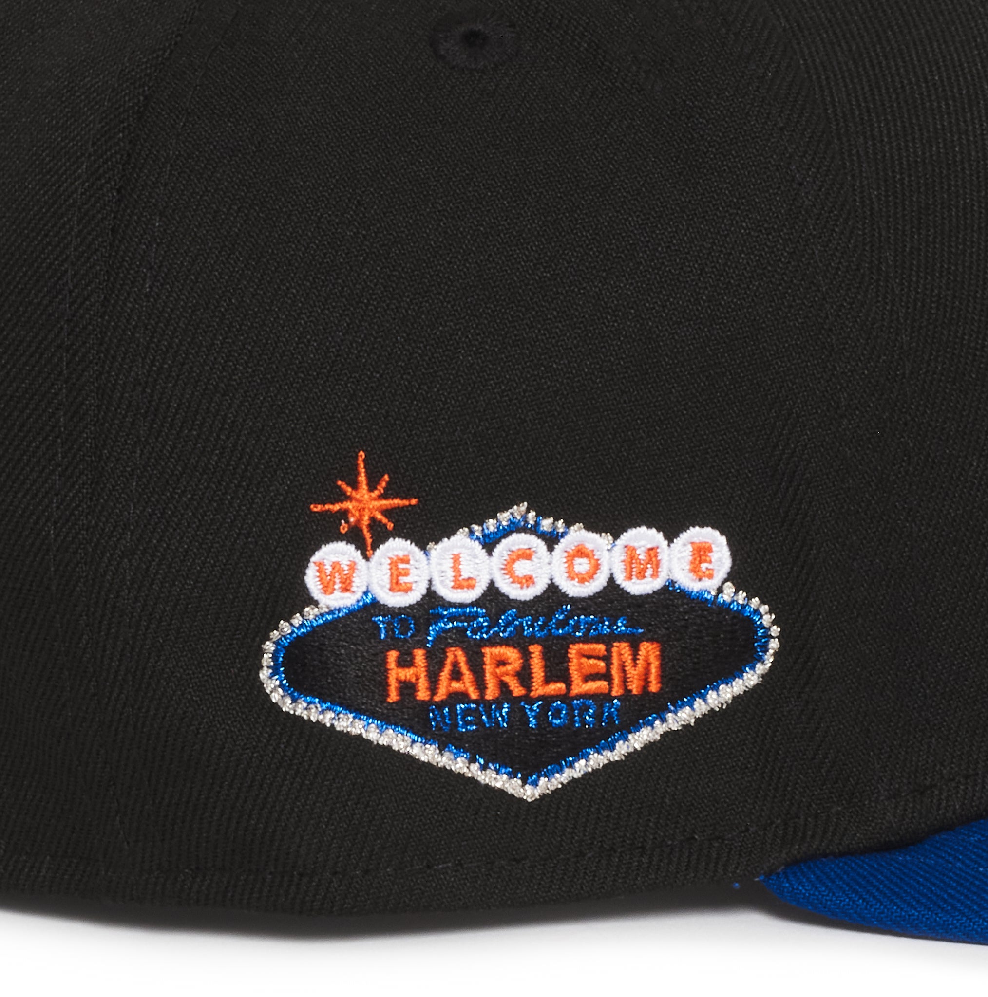 Harlem Black And Royal w/ Orange Logo