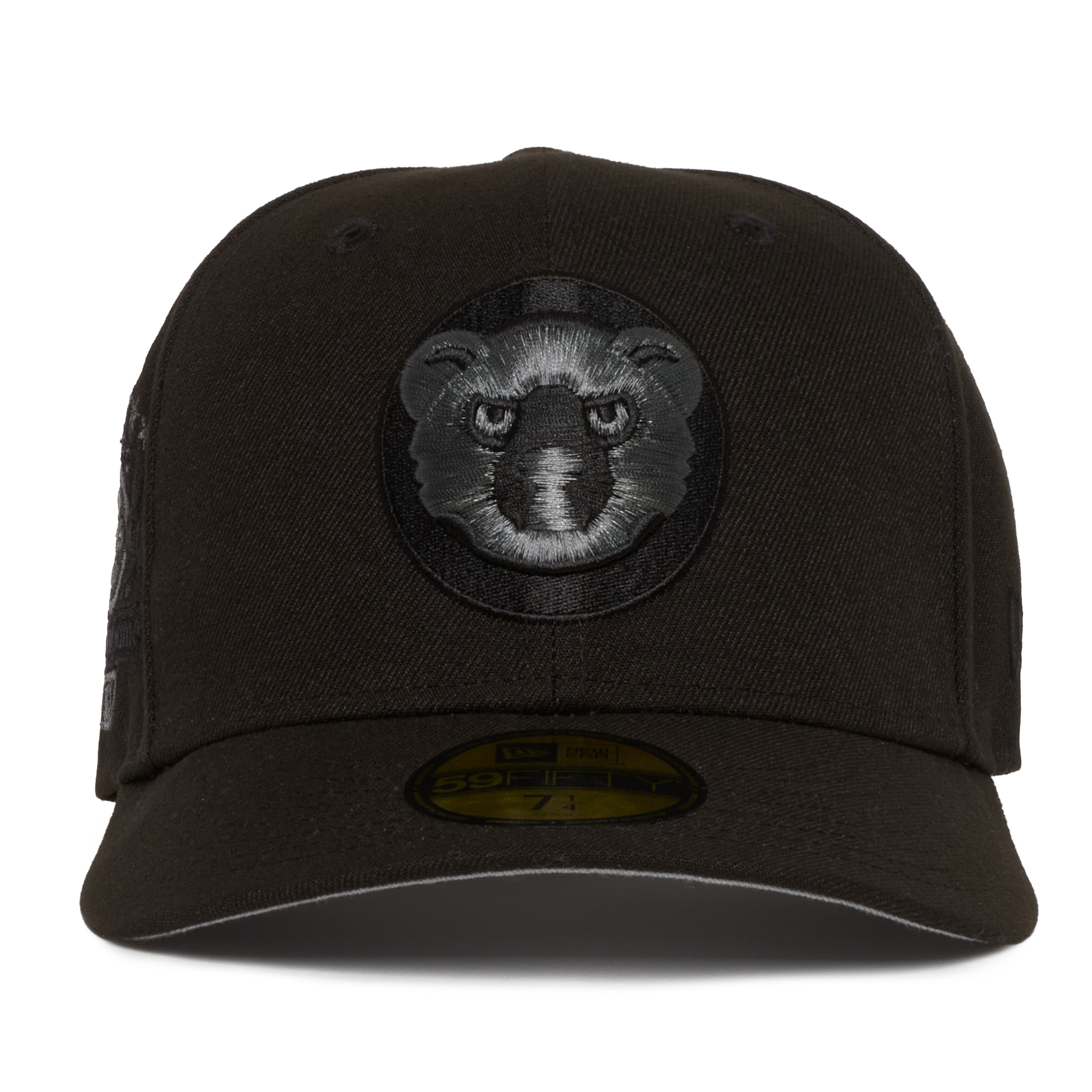 Chicago Cubs Black on Black Silver Logo 1990All Star Game