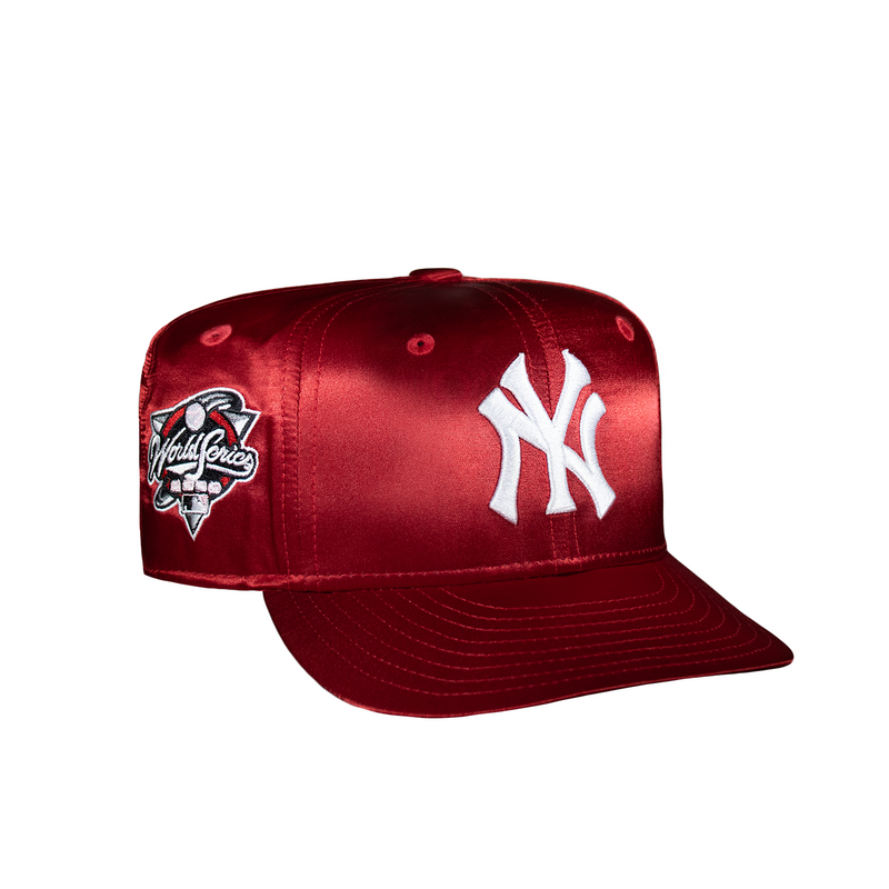 New York Yankees All Red Satin 2000 World Series Pink UV