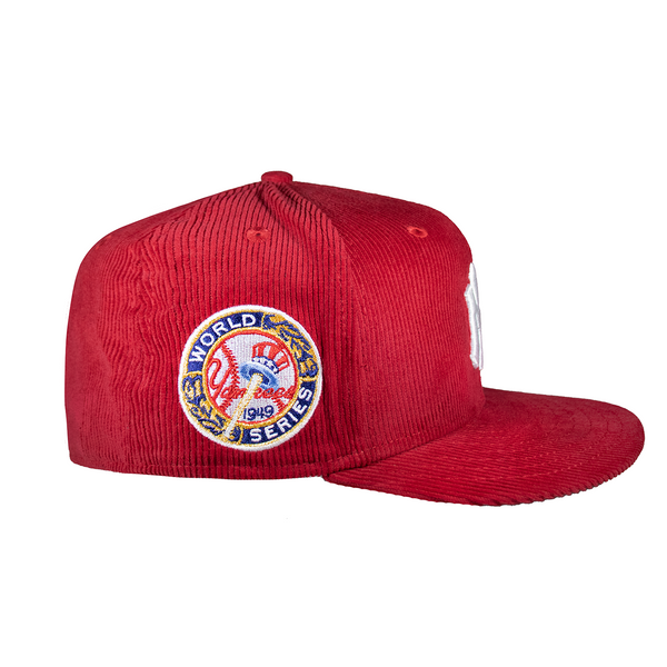 New York Yankees Red Corduroy 1949 WS