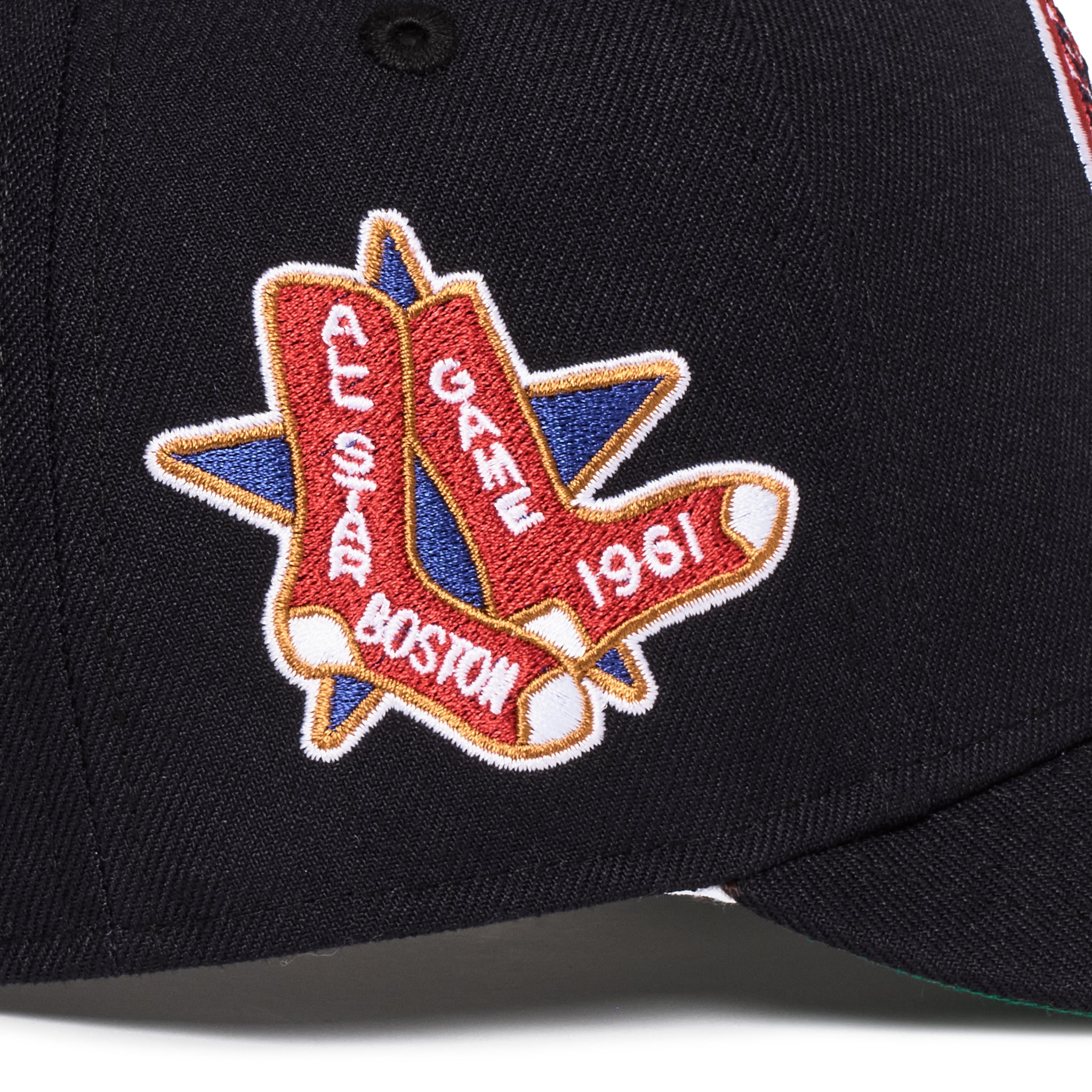 Boston Red Sox All Navy Circle Logo 1961 ASG Green UV