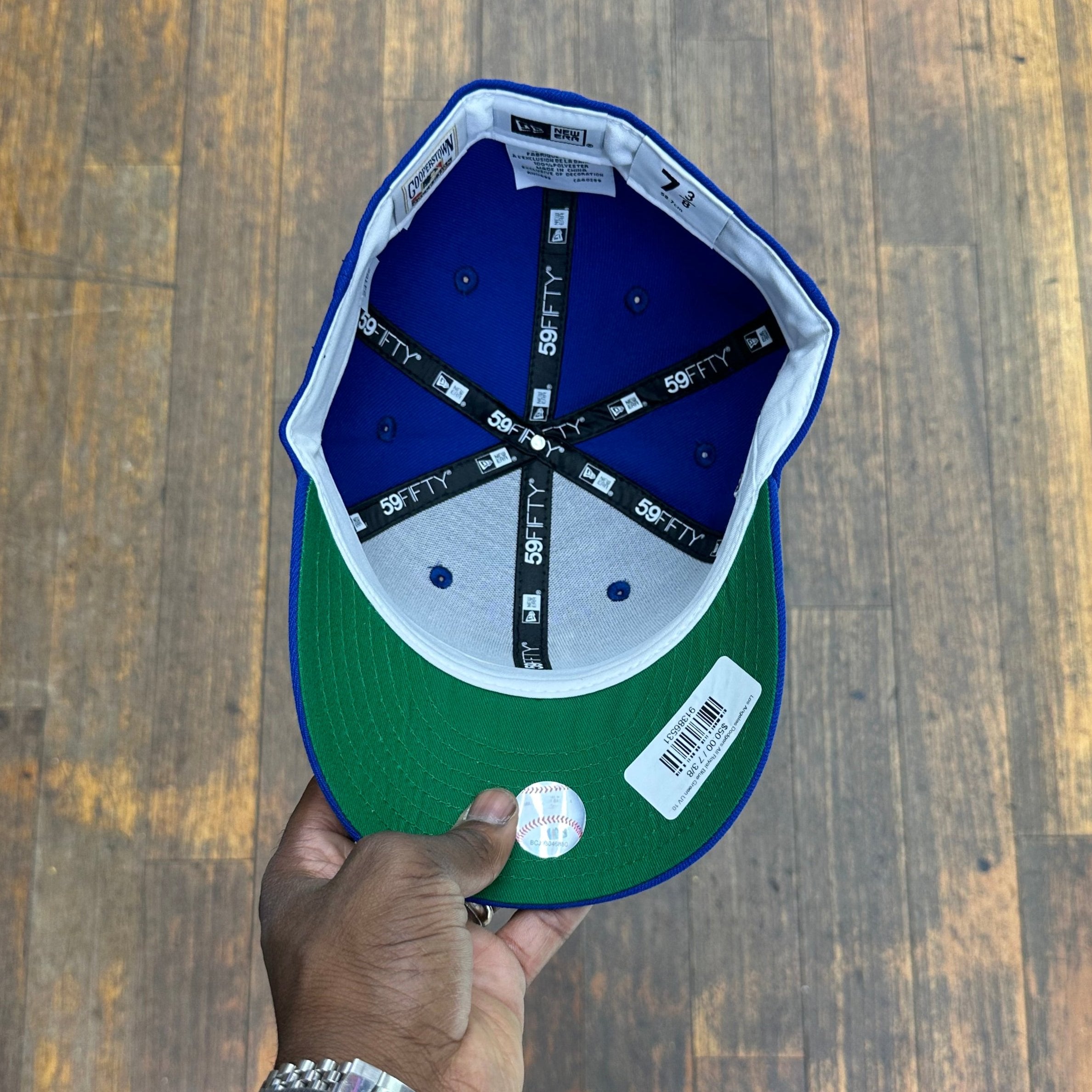 Los Angeles Dodgers All Royal Blue Green UV 100 Years