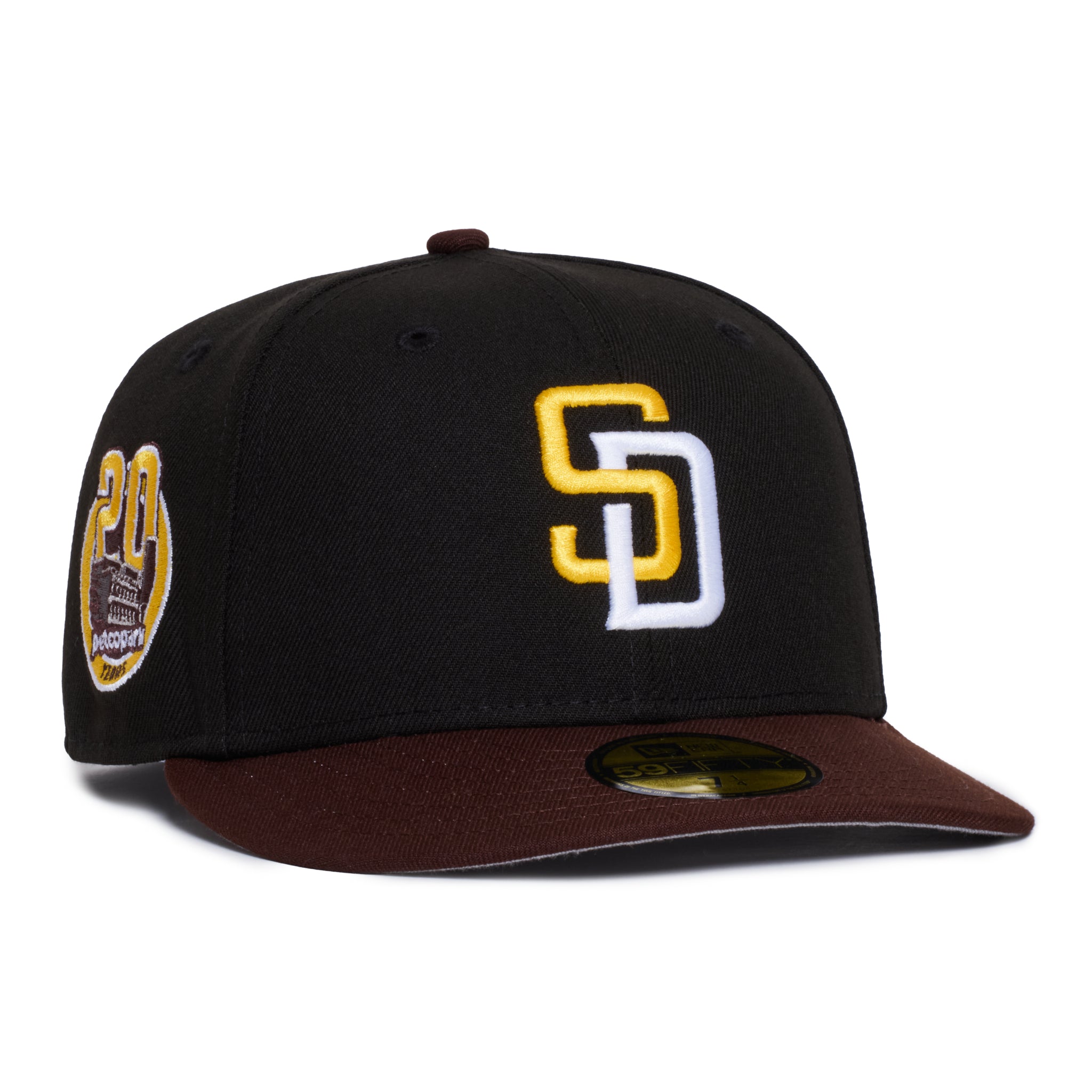 San Diego Padres Black And Dark Brown 20Th Anniversary