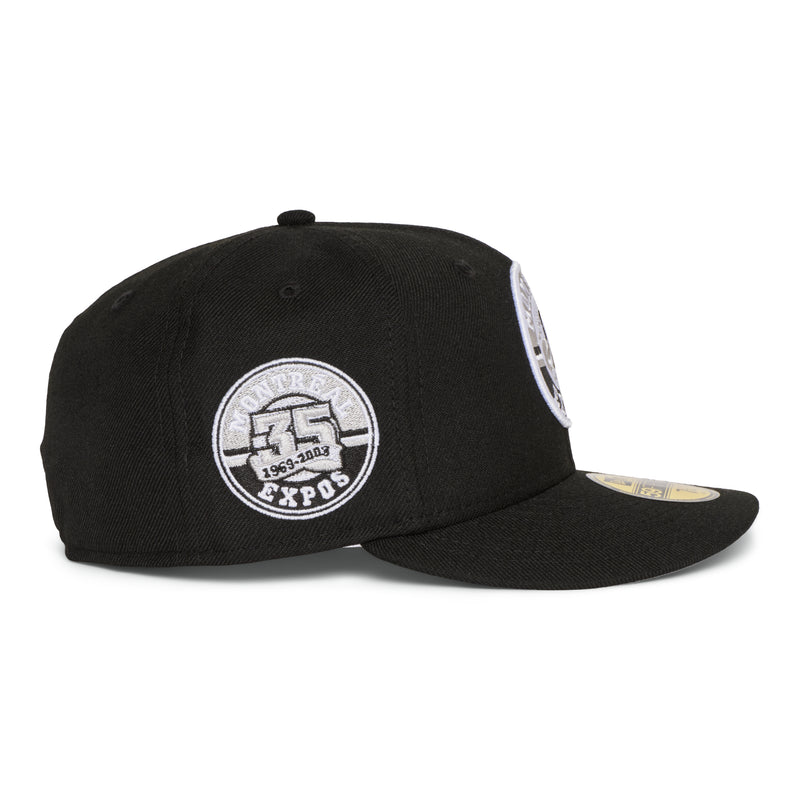 Montreal Expos All Black White Grey Logo 35 Years