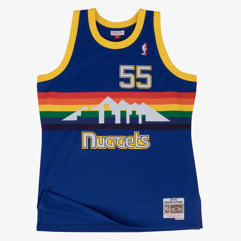 Denver Nuggets Blue 91-92 Mutombo RD Jersey