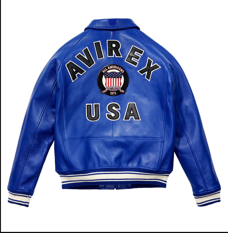 Avirex- Icon Jacket- Mazarine Blue