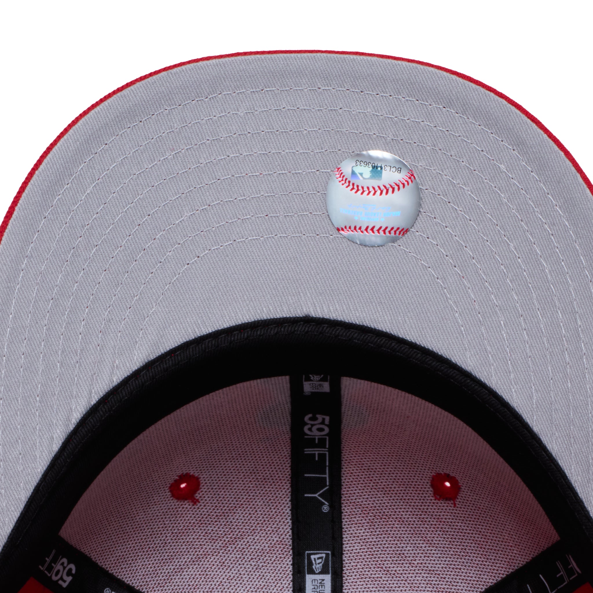 Anaheim Angels All Red 2002 World Series Grey UV