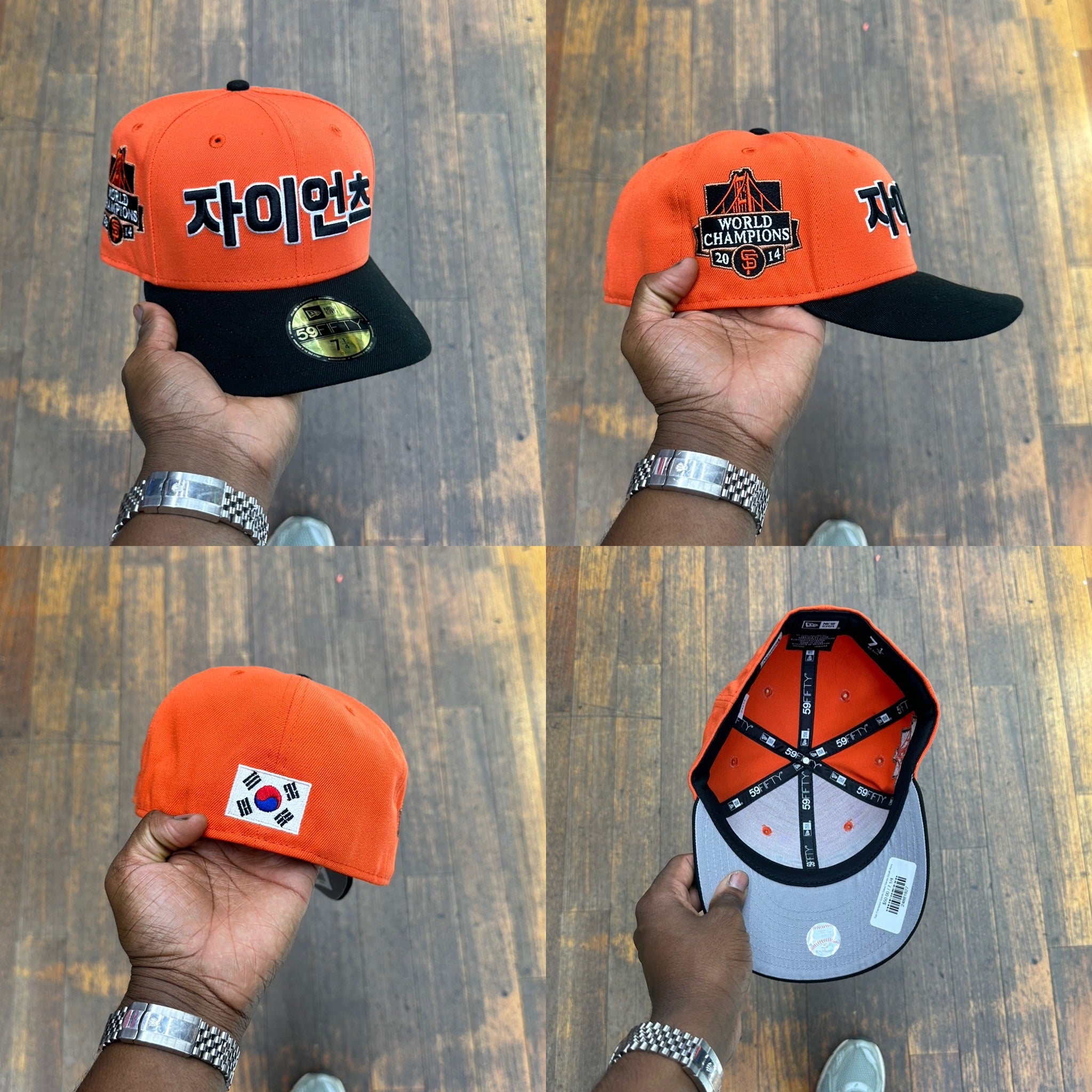 San Francisco Seoul Series South Korea Orange and Black