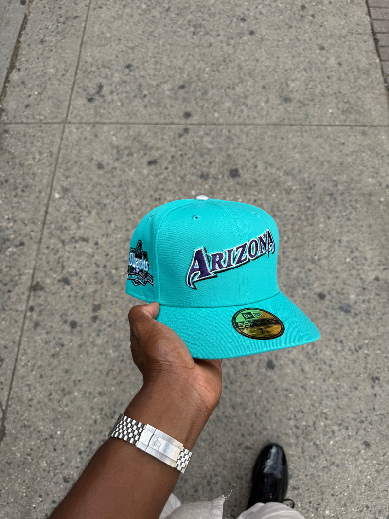 Arizona Dimaond Backs All Teal Purple Logo Lavender UV