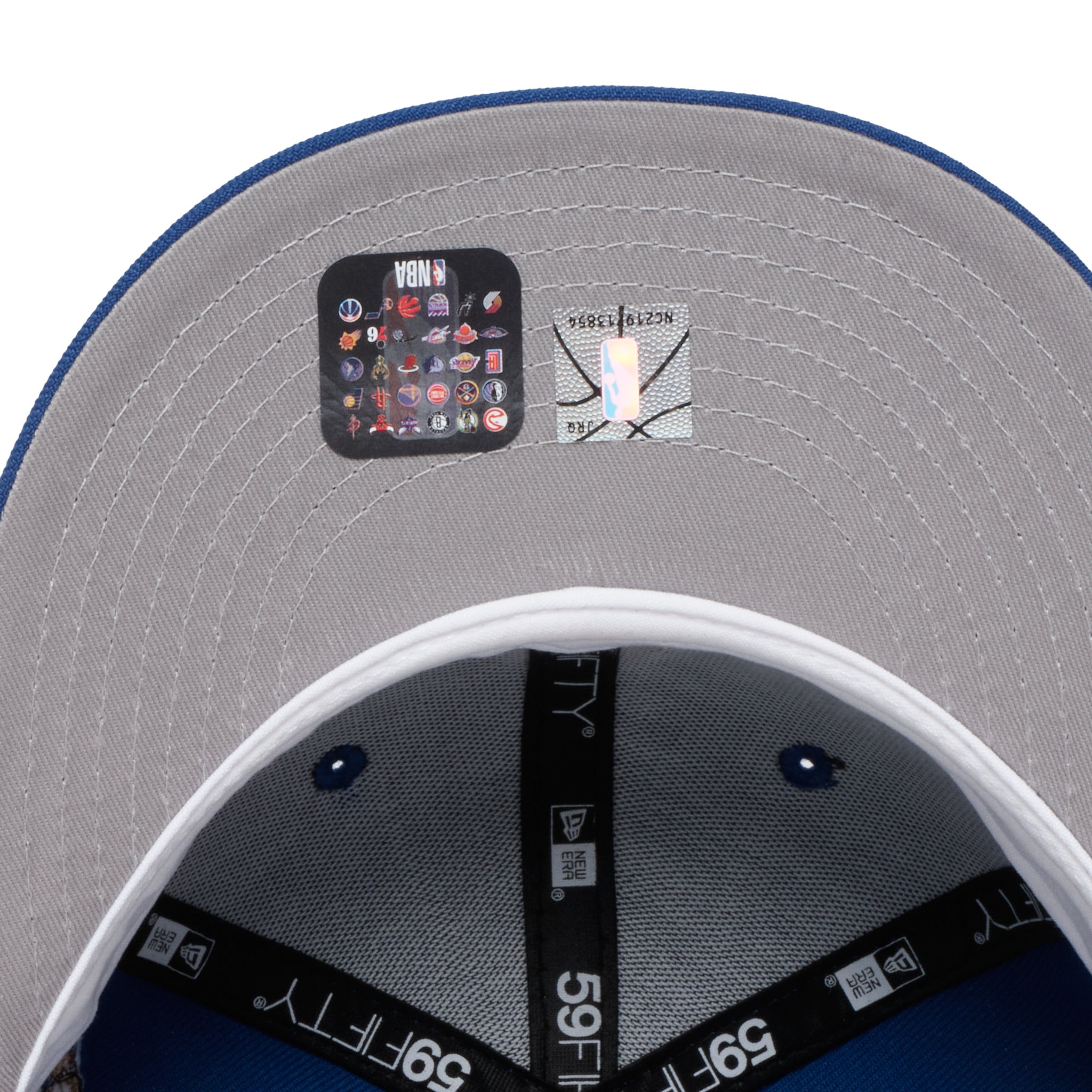 New York Knicks Blue Upside Down Logo 2x Champs Grey uv