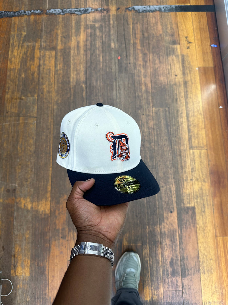 Detroit Tigers Chrome Creme and Navy Blue 1968 World Series