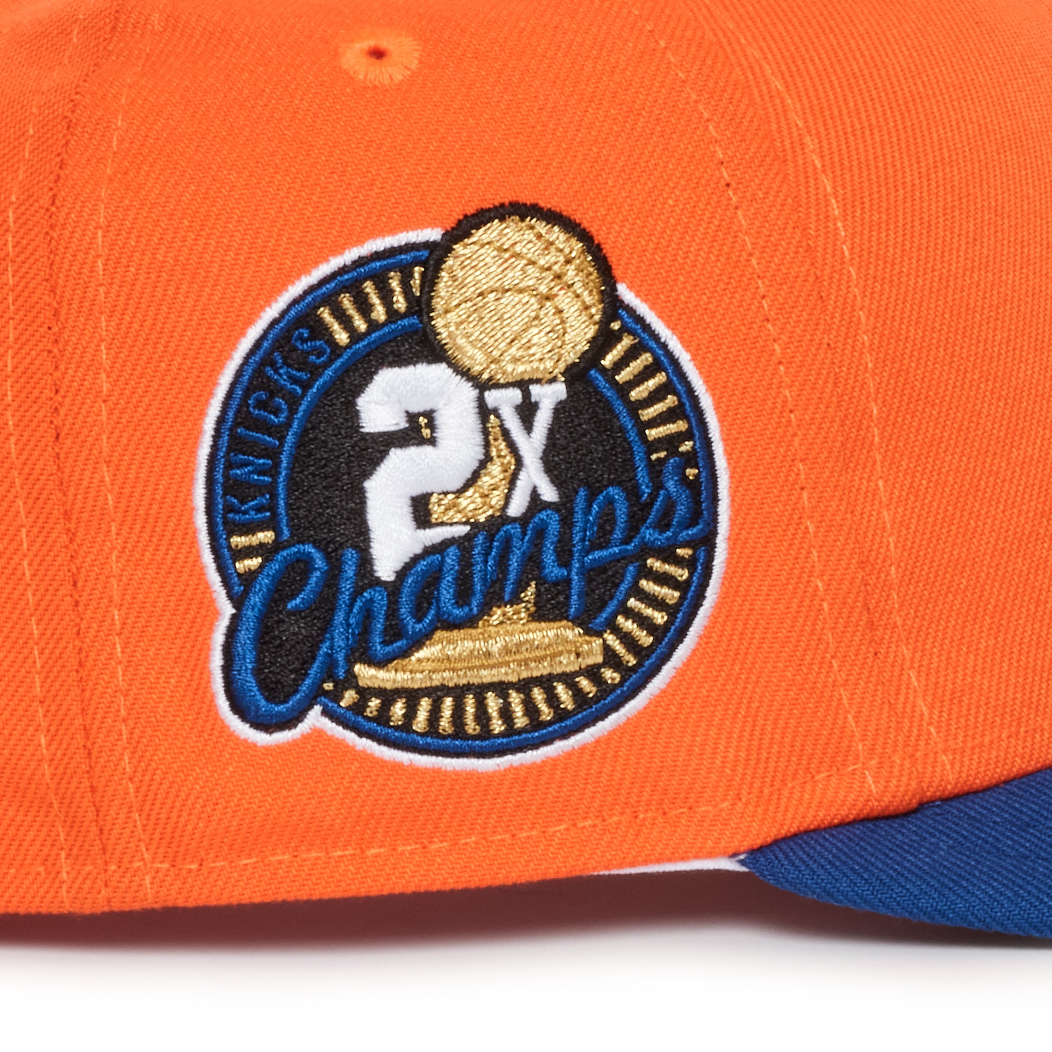 New York Knicks Orange and Royal 2X Champs